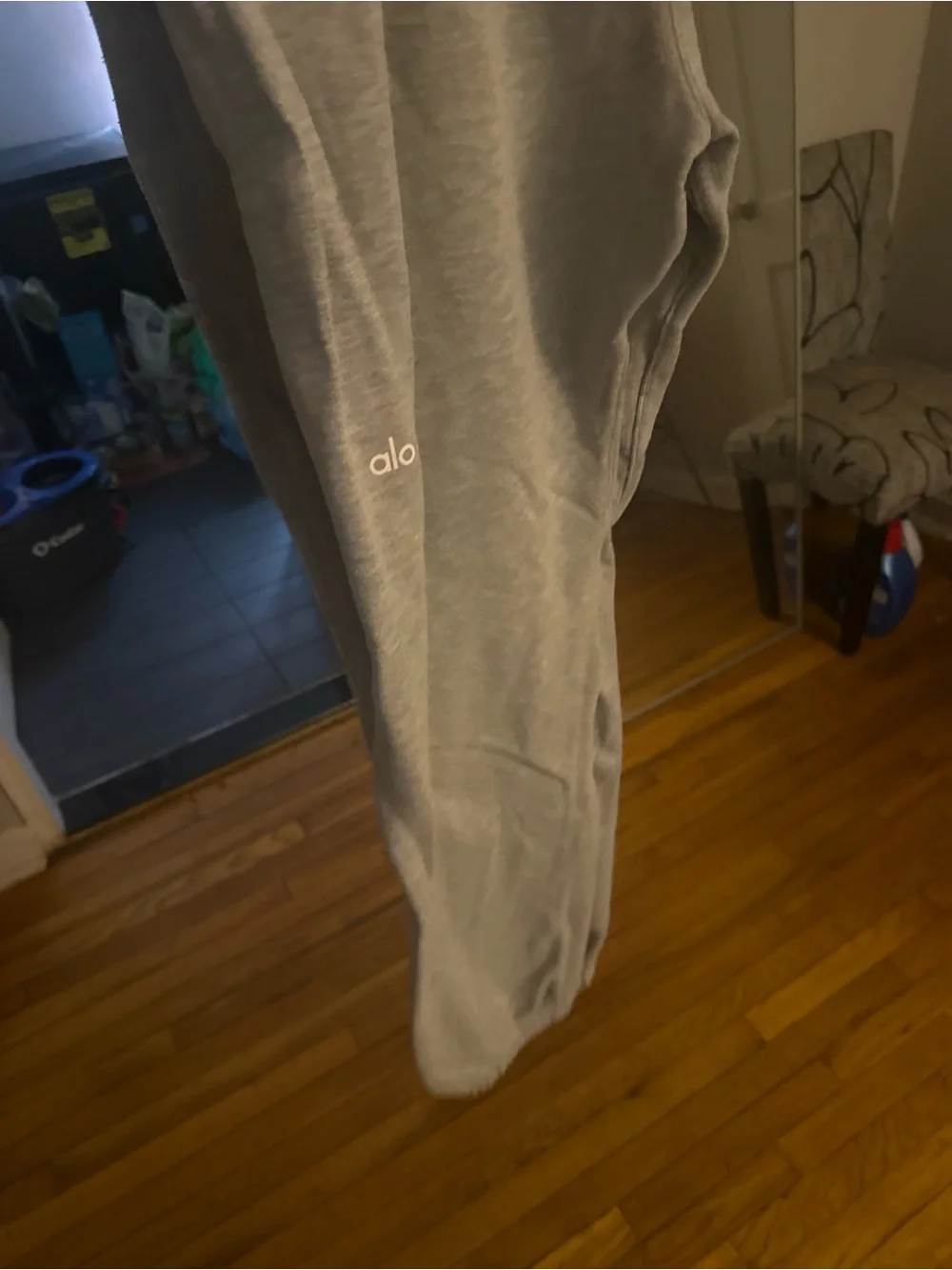 ALO Yoga Black Men's Jogger Sweatpants with Small Logo